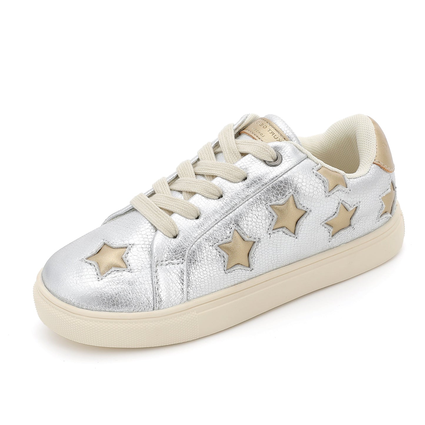 Mini Lane Star Sneaker - Big Kid Silver Gold