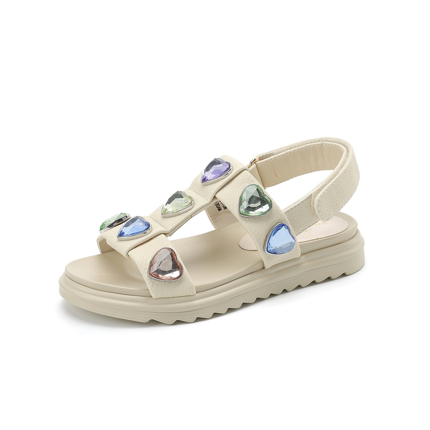 Mini Orson Hearts Sandal - Big Kid Bone