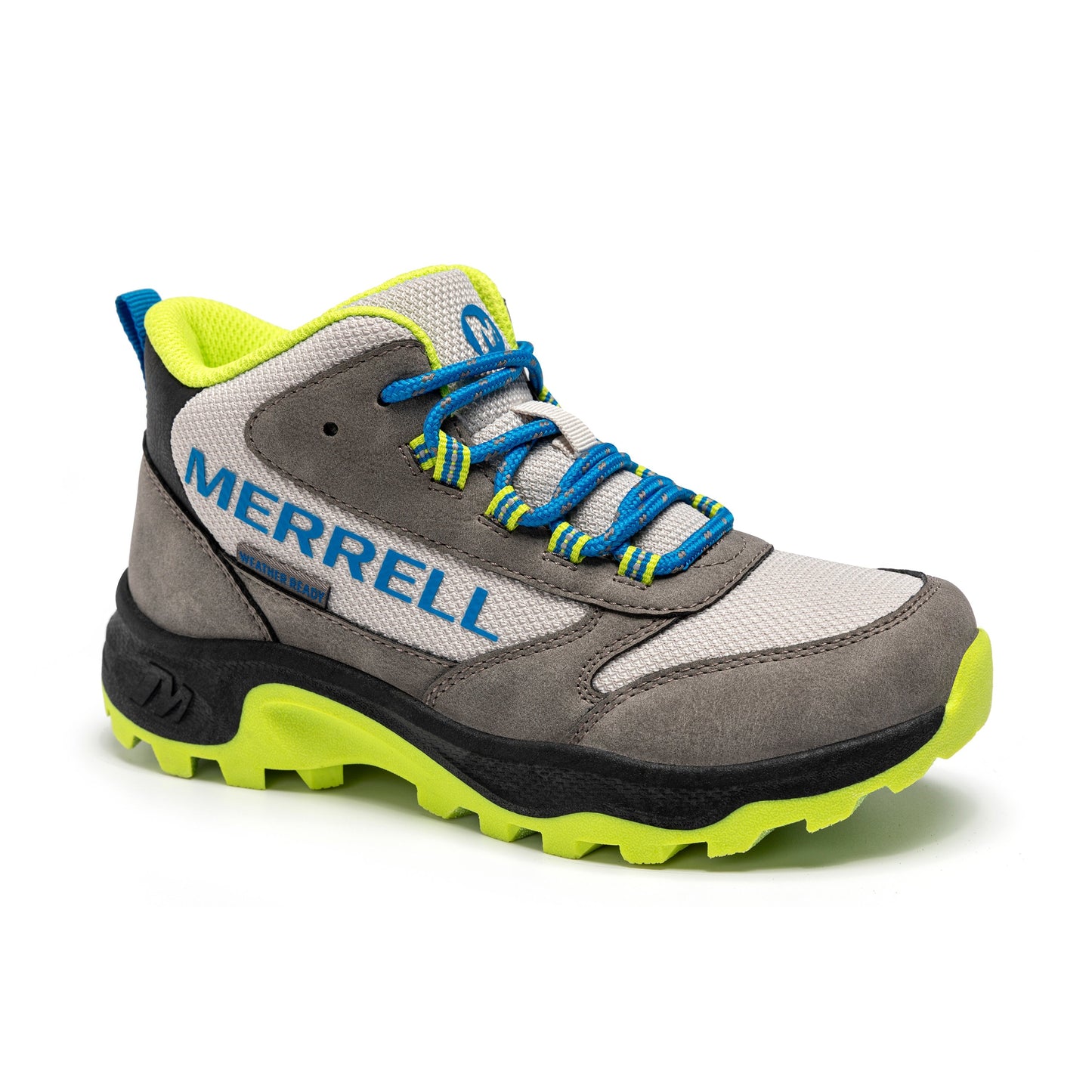 Stowe Mid Boot - Big Kid Grey/Lime