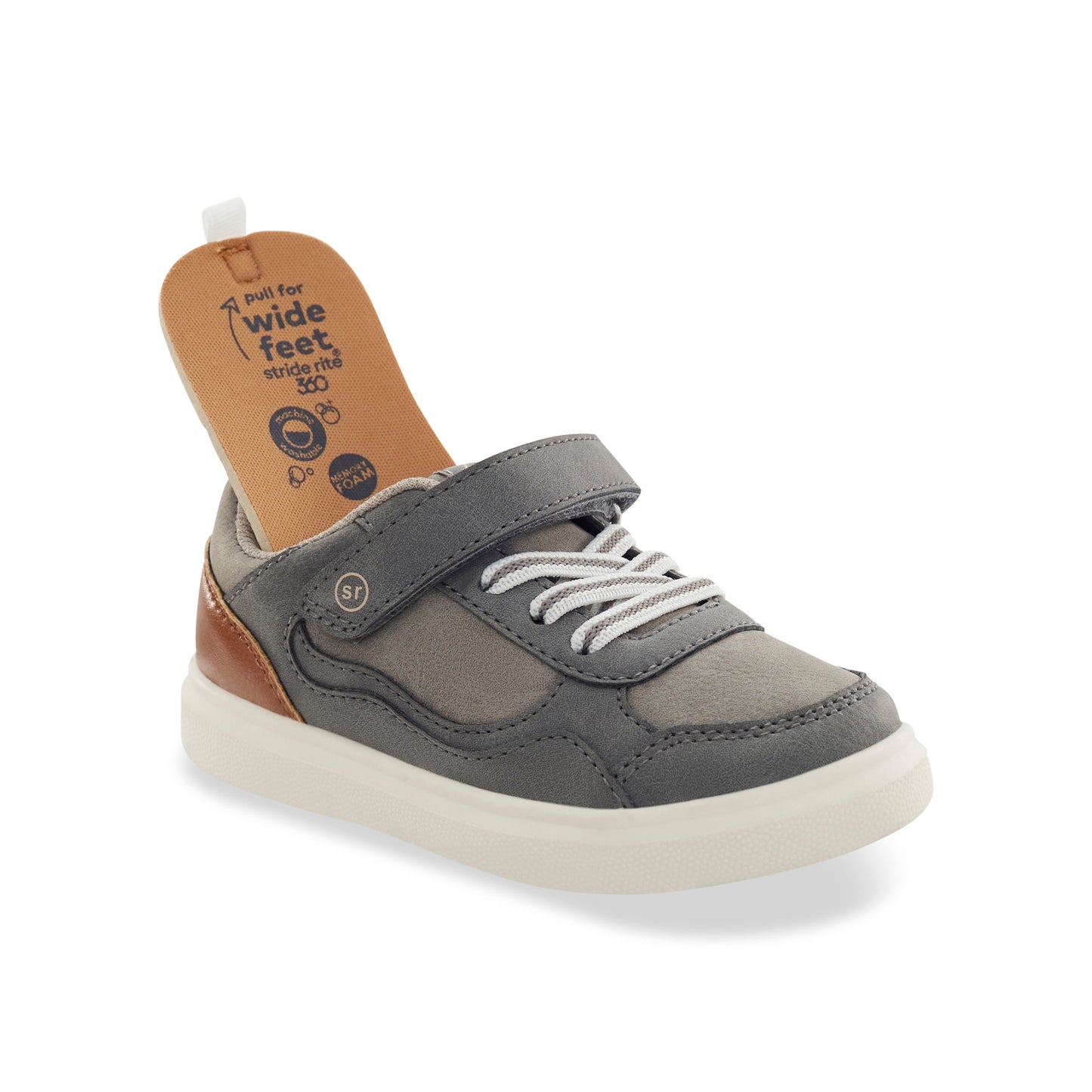 Nate Sneaker - Big Kid Grey