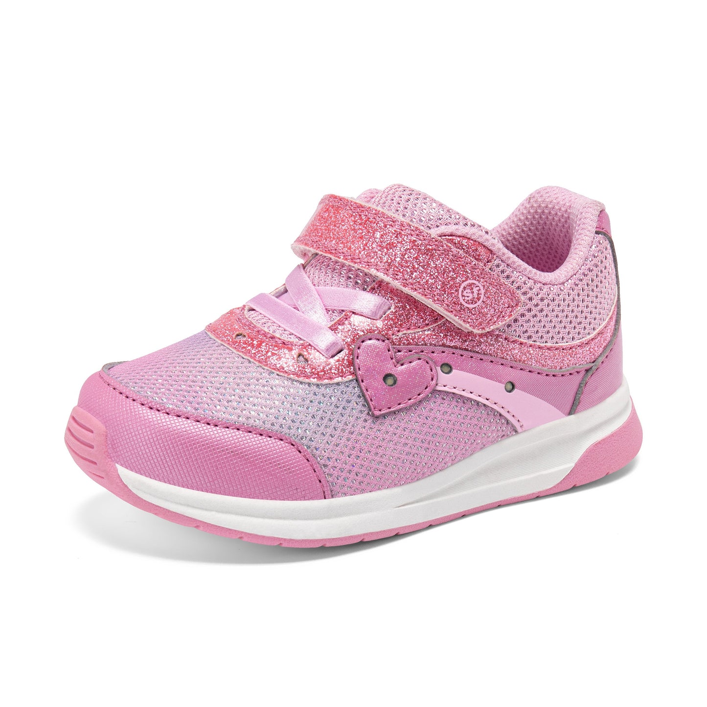 Heart Light Sneaker - Big Kid Pink