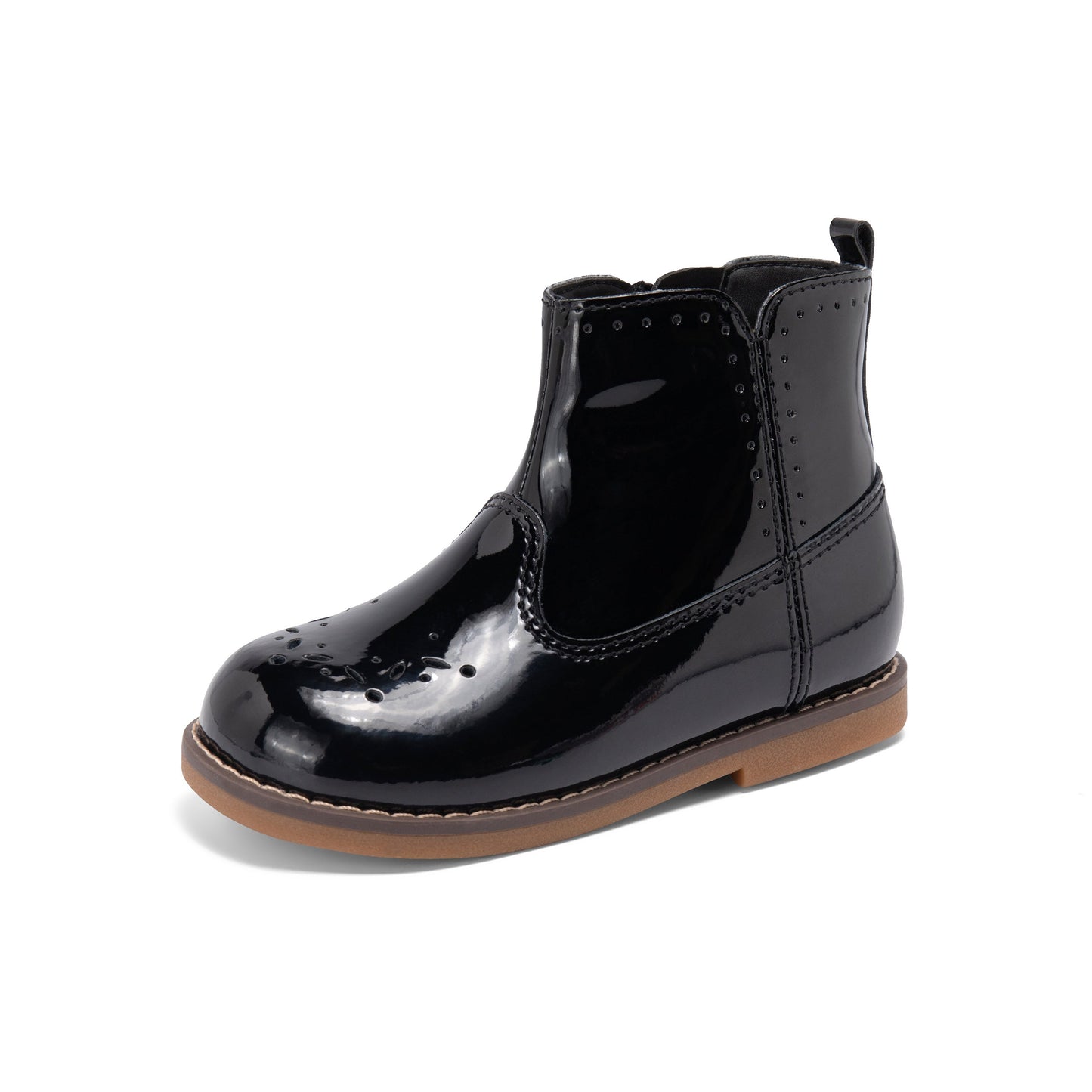Stella Boot - Big Kid Black Patent