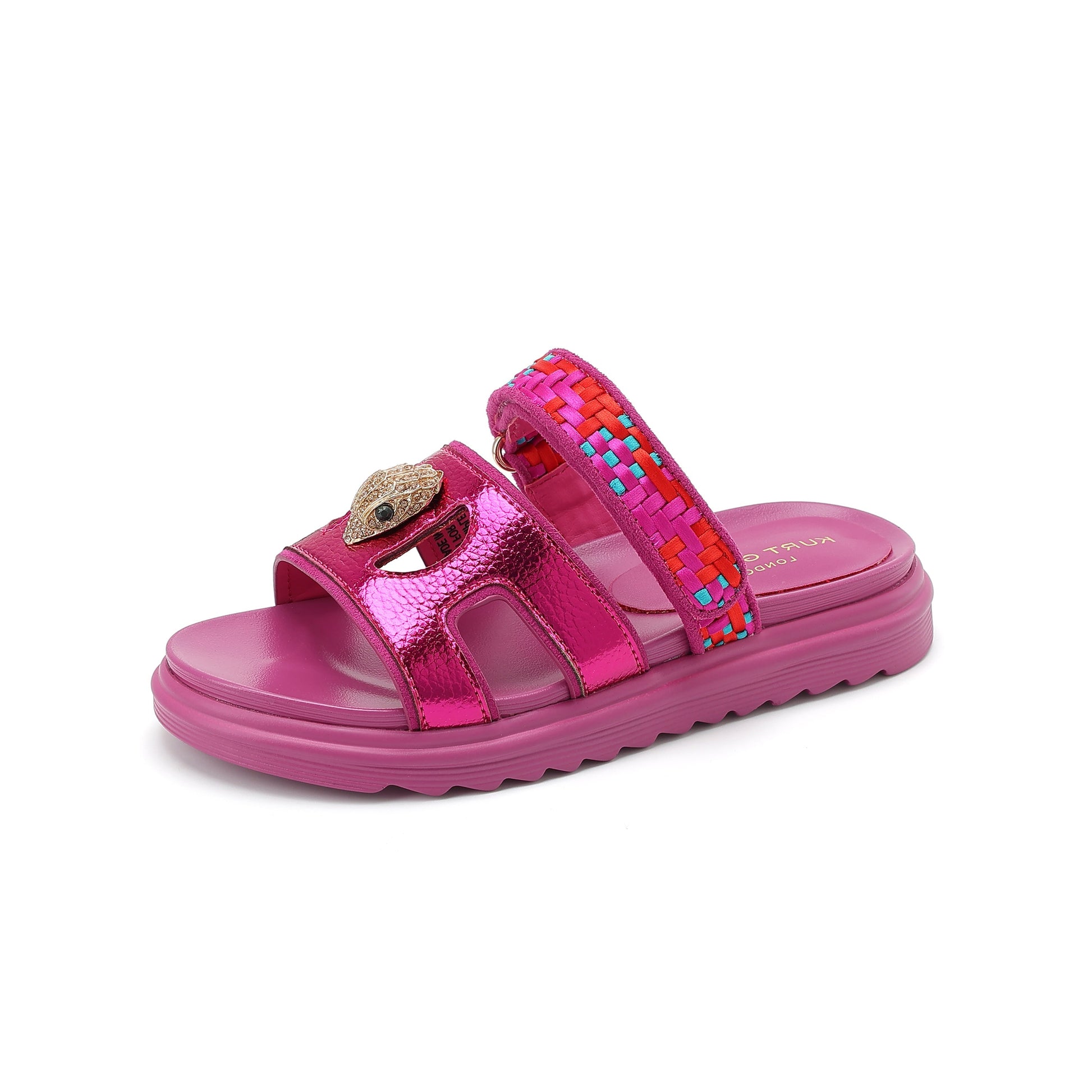 Kensington Cutout Mule Sandal  - Big Kid Purple Red
