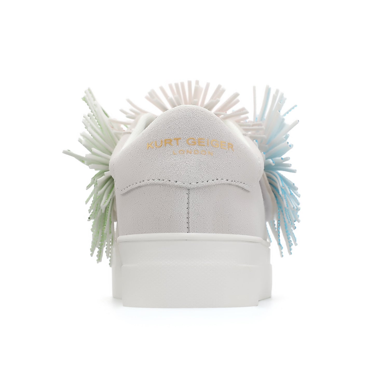 Laney Fringe Sneaker  - Big Kid White