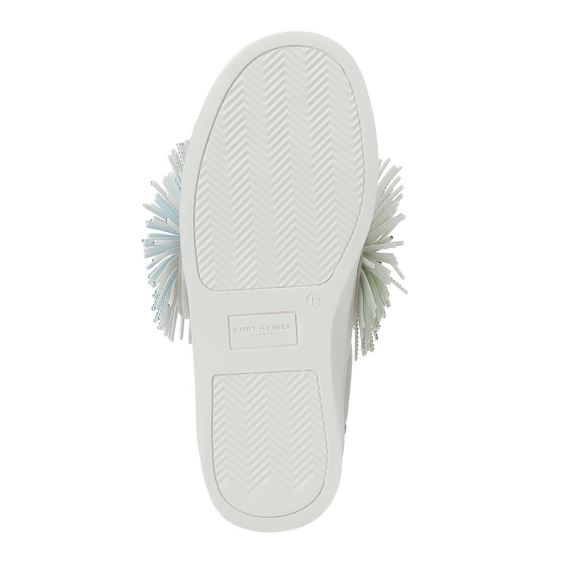 Laney Fringe Sneaker  - Big Kid White
