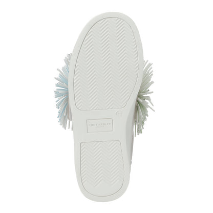 Laney Fringe Sneaker  - Big Kid White