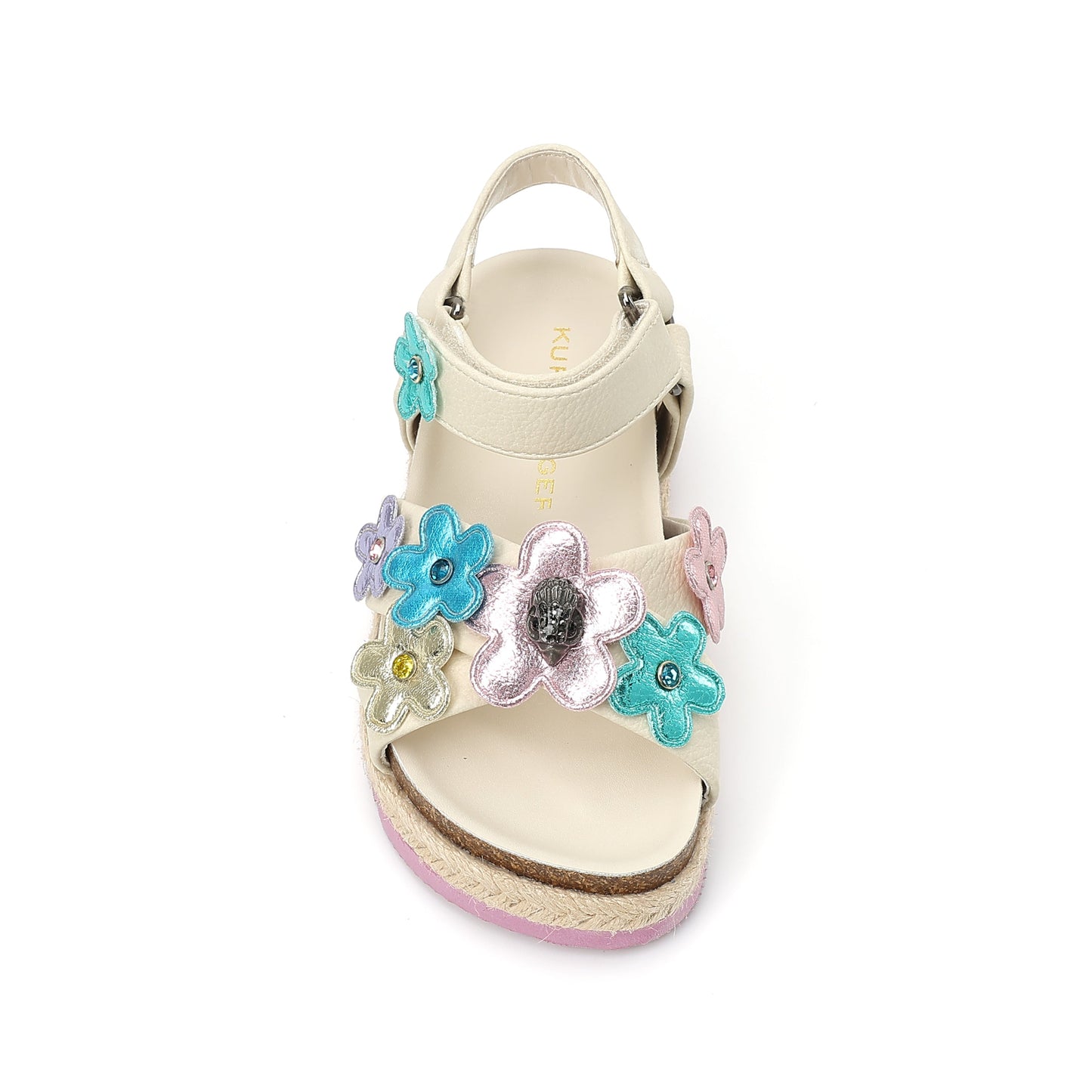 Mini Kensington Flower Sandal - Little Kid Bone Multi