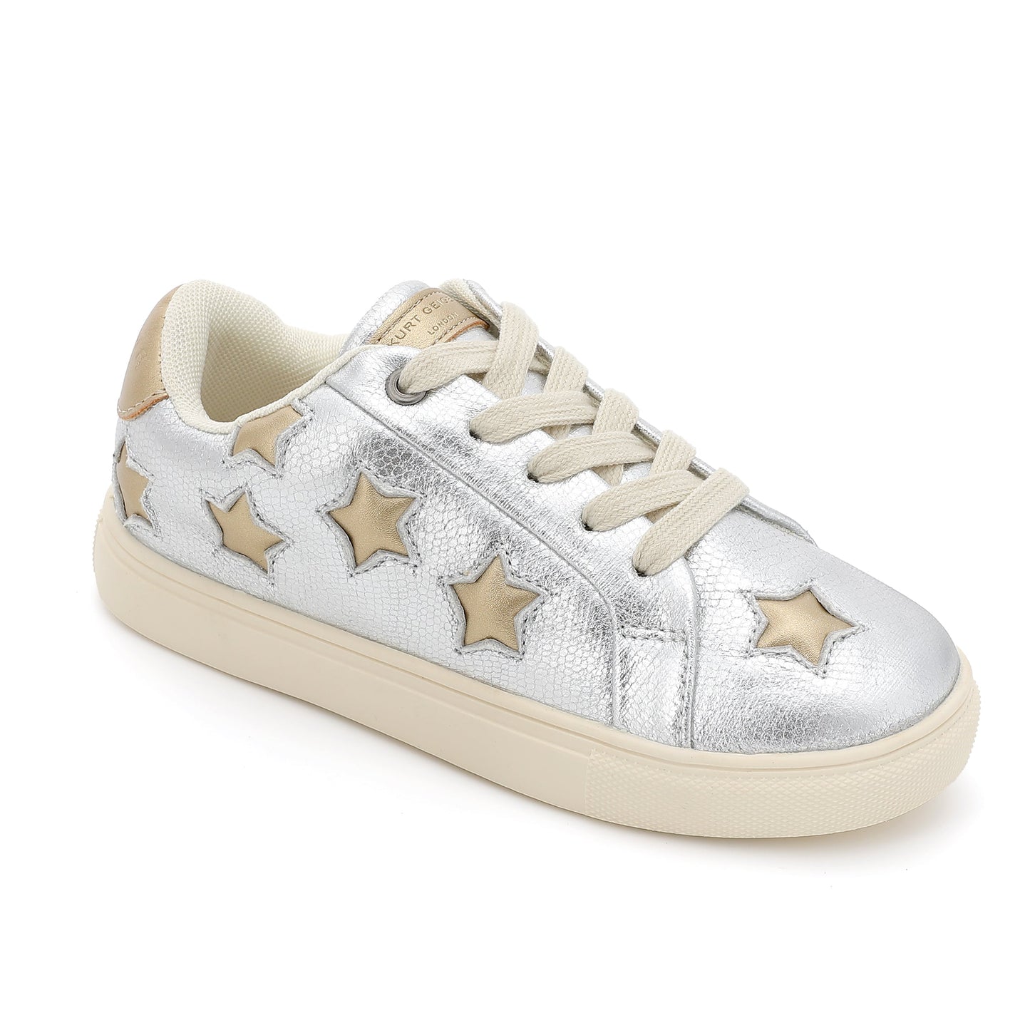 Mini Lane Star Sneaker  - Big Kid Silver Gold