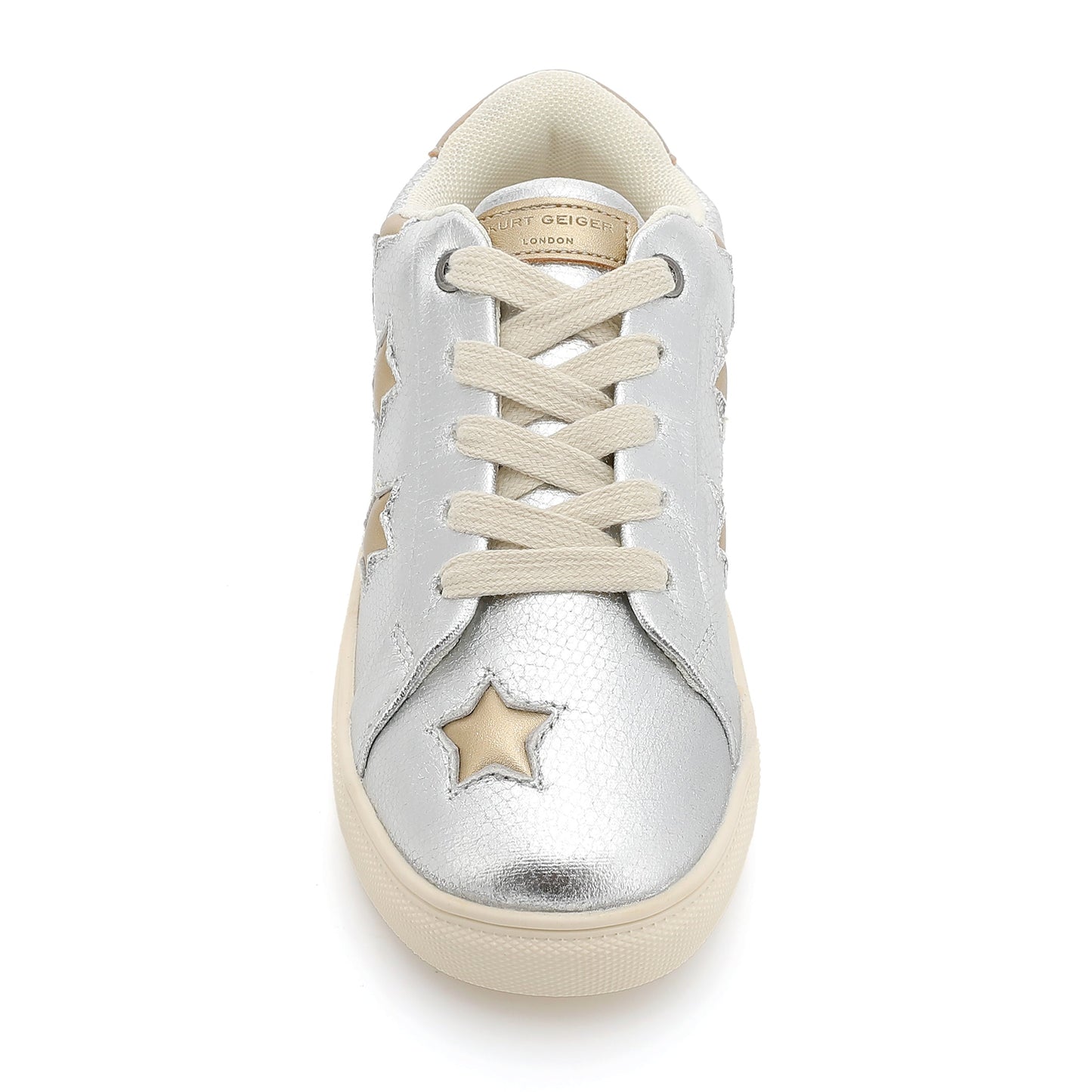 Mini Lane Star Sneaker  - Big Kid Silver Gold