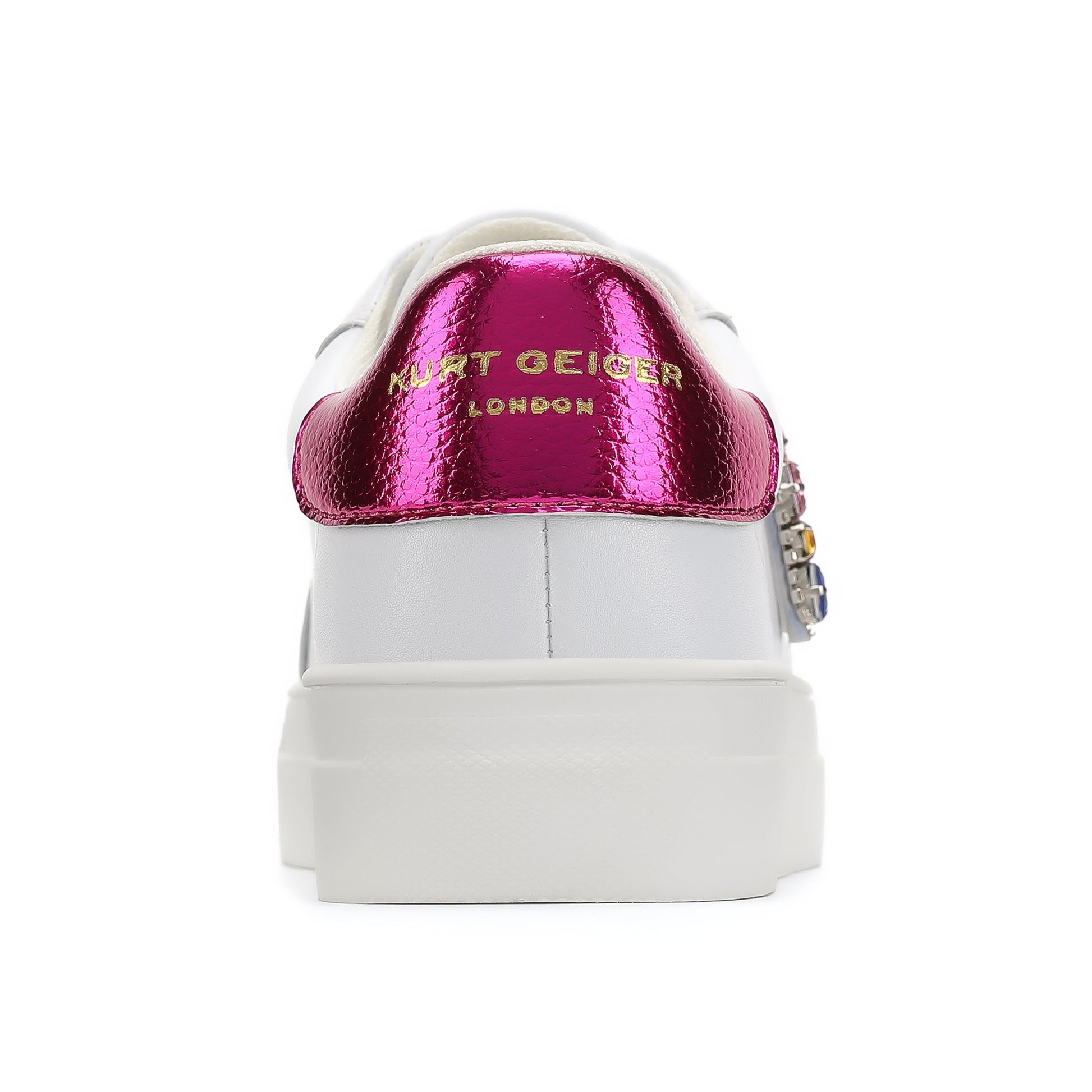 Mini Laney Love Heart Sneaker  - Big Kid White