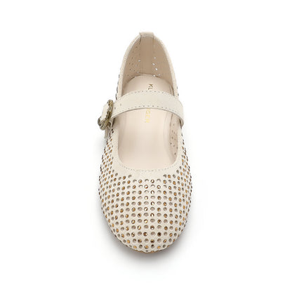 Mini Mayfair Ballet Flat  - Big Kid Bone