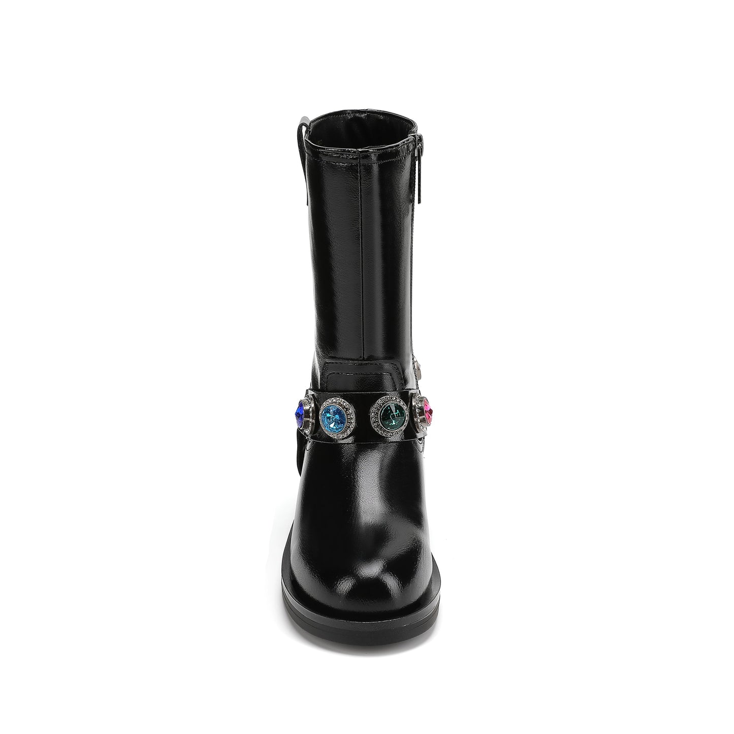 Octavia Pull On Boot - Big Kid Black Multi