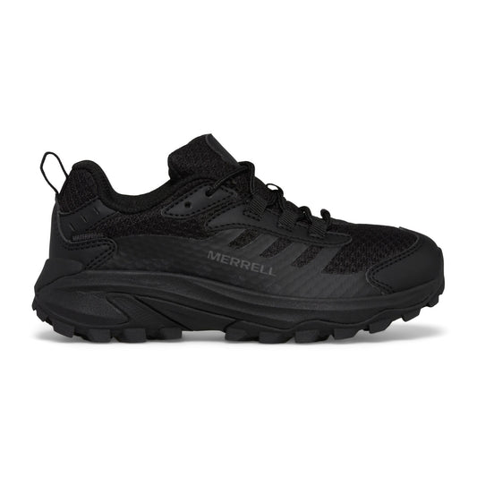 Moab Speed 2 Low Waterproof Sneaker - Big Kid Triple Black