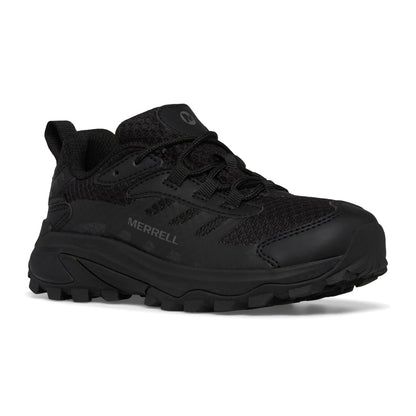 Moab Speed 2 Low Waterproof Sneaker - Big Kid Triple Black