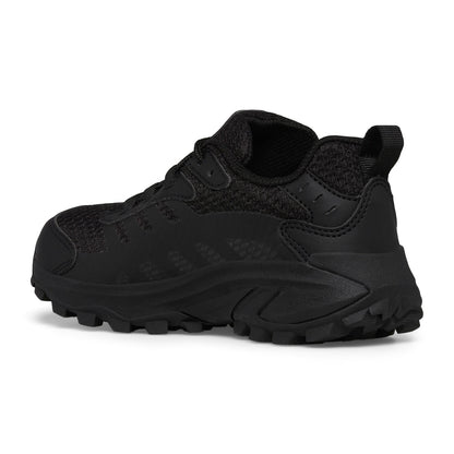 Moab Speed 2 Low Waterproof Sneaker - Big Kid Triple Black