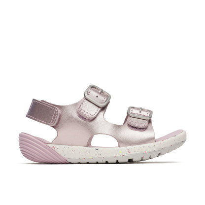 Bare Steps™ Sandal - Little Kid Lilac/Metallic