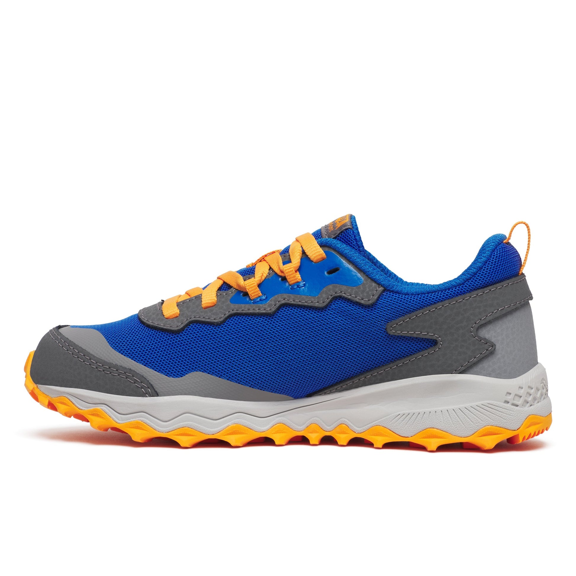Peregrine KDZ Shield Sneaker - Big Kid Blue/Orange