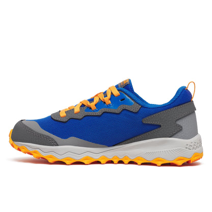 Peregrine KDZ Shield Sneaker - Big Kid Blue/Orange