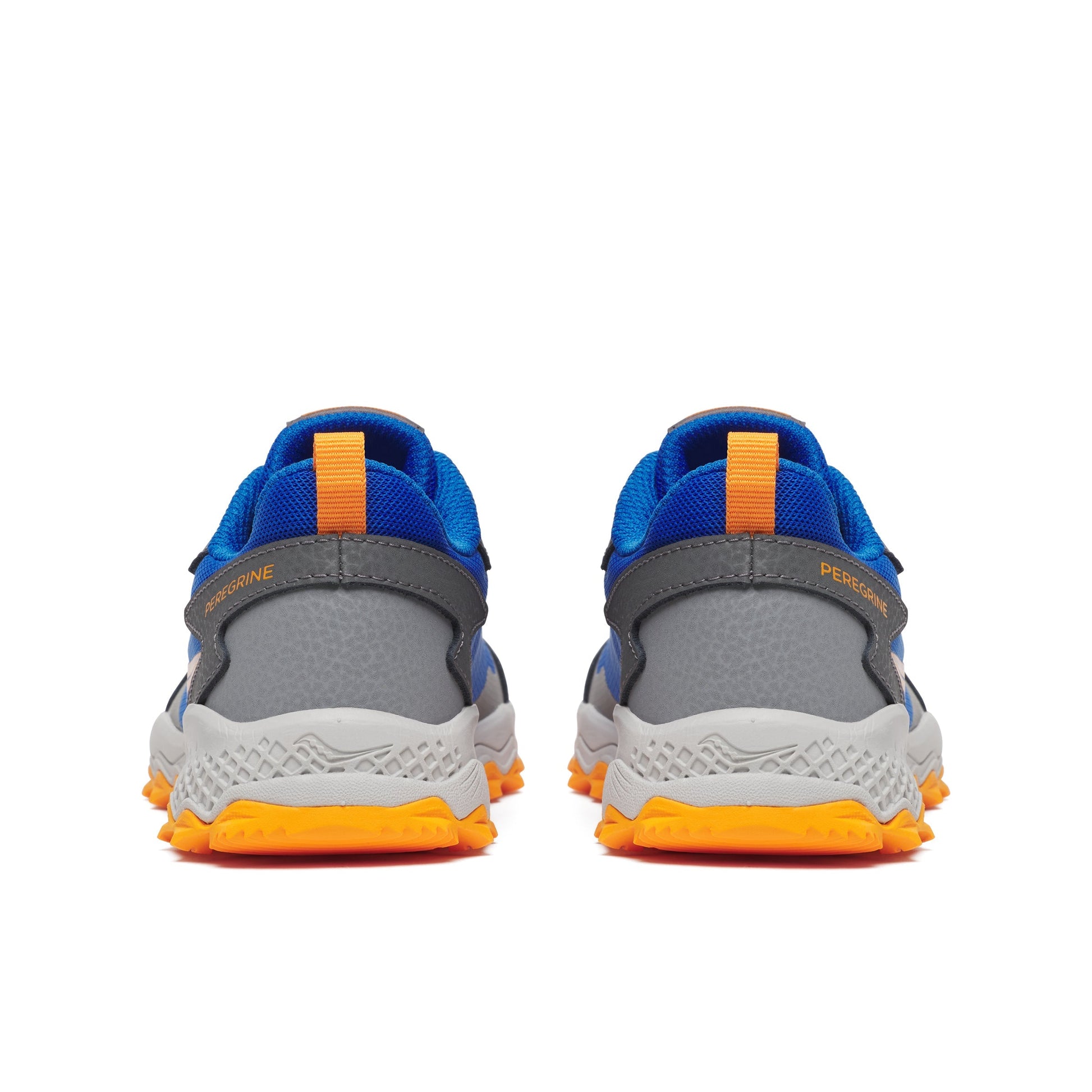 Peregrine KDZ Shield Sneaker - Big Kid Blue/Orange