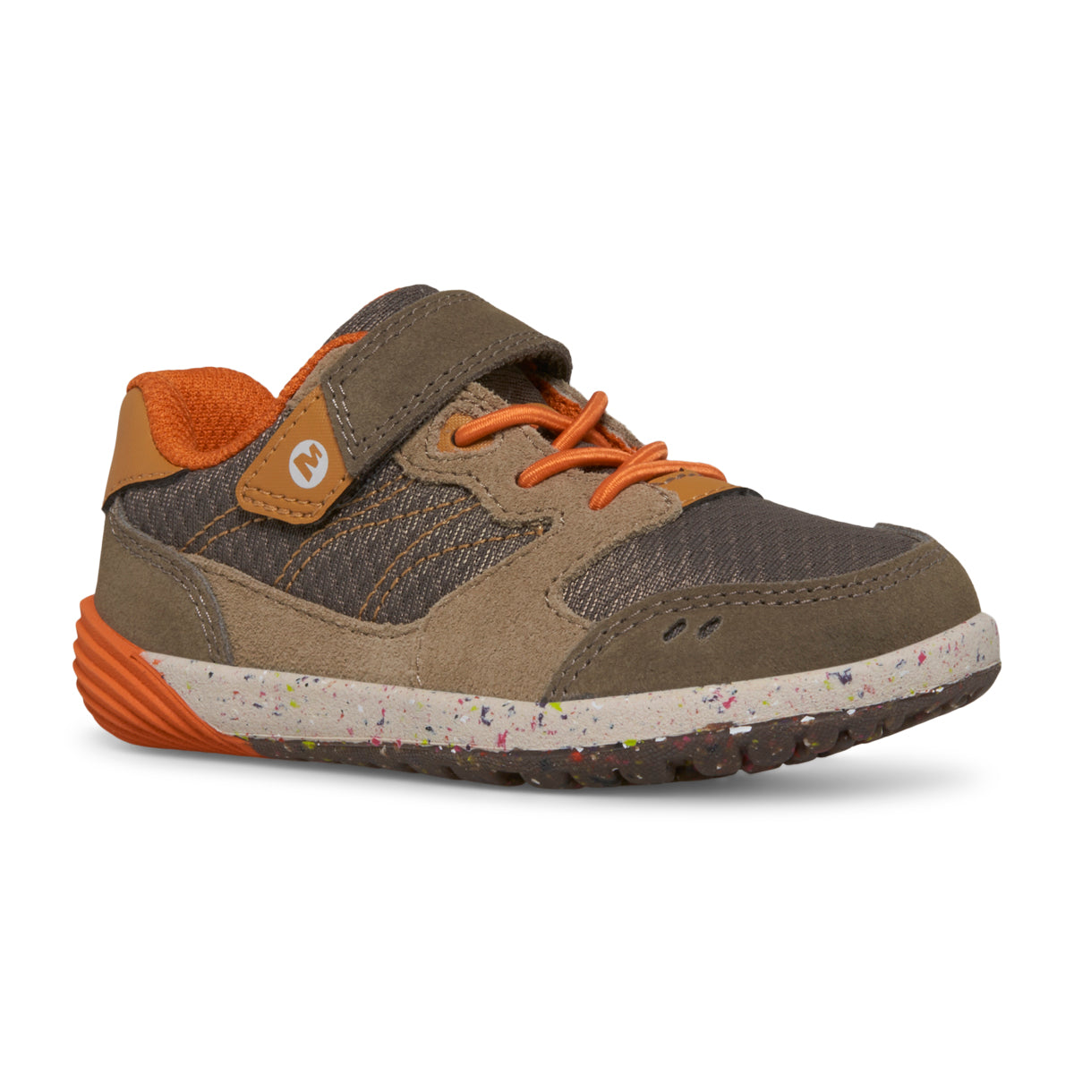 Bare Steps™ A83 Sneaker - Little Kid Gunsmoke/Taupe