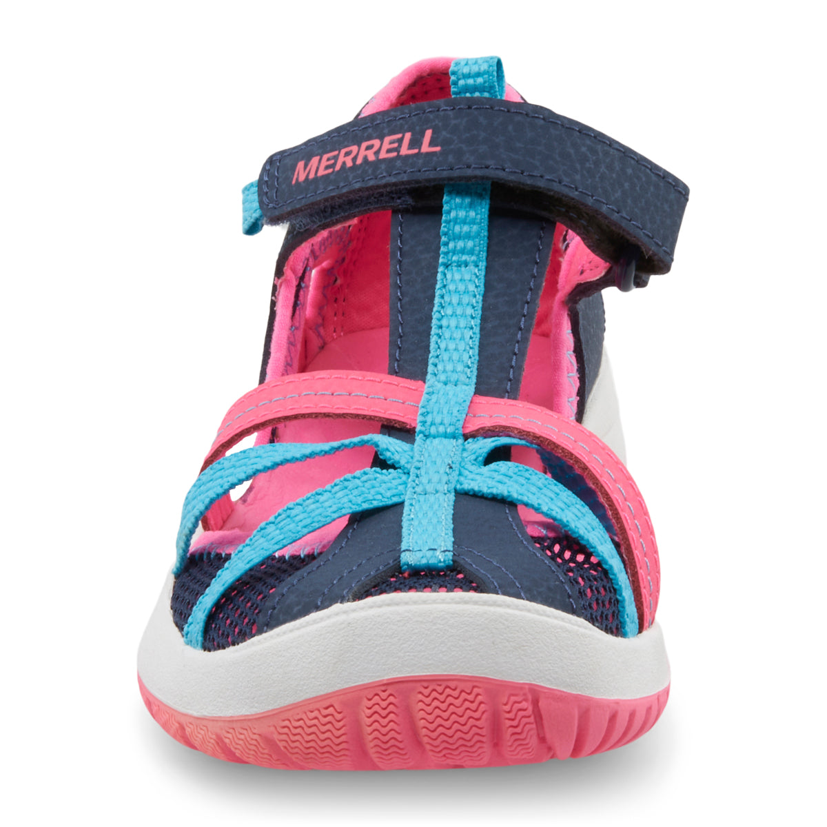 Dragonfly Sandal - Big Kid Navy/Turquoise/Pink