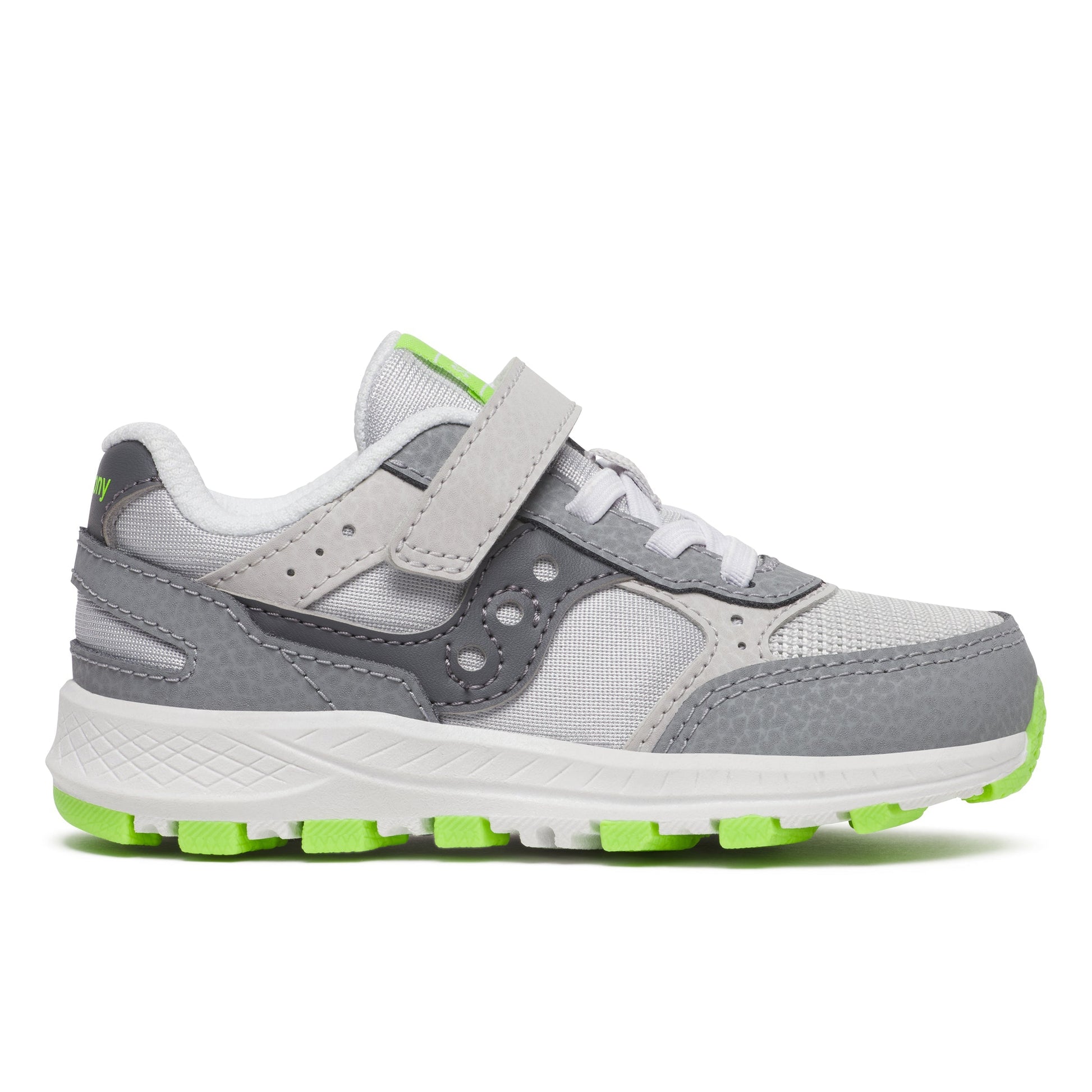 Eclipse Jr Sneaker - Little Kid White/Grey/Lime