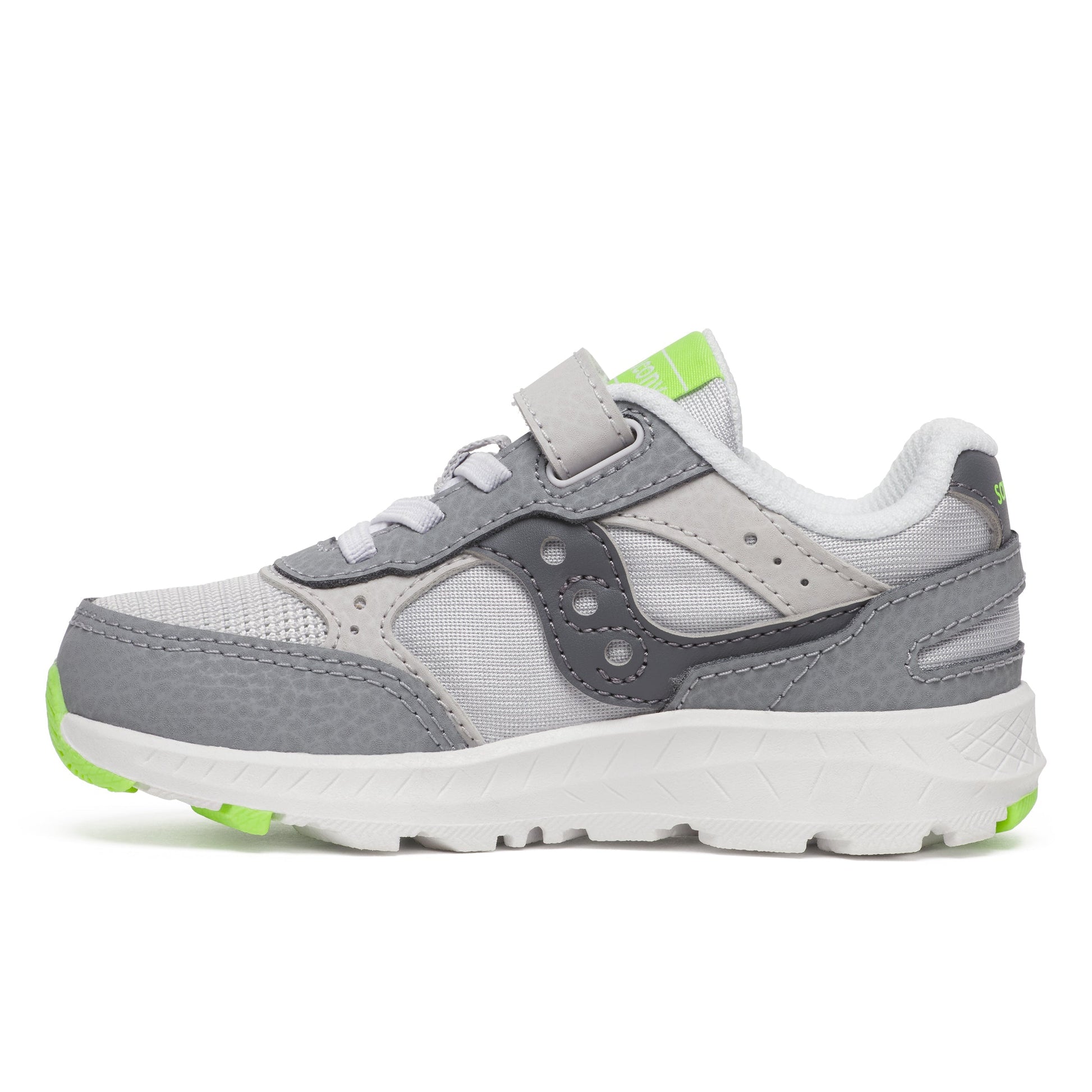 Eclipse Jr Sneaker - Little Kid White/Grey/Lime