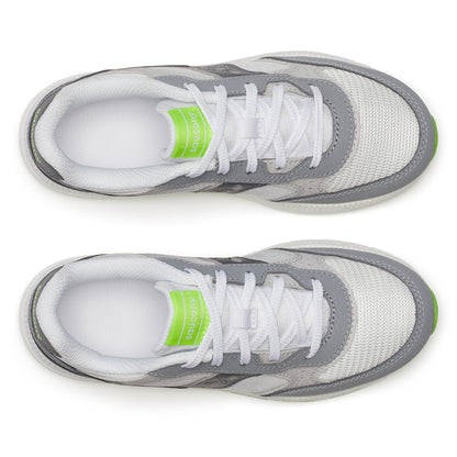 Eclipse KDZ Sneaker - Big Kid White/Grey/Lime