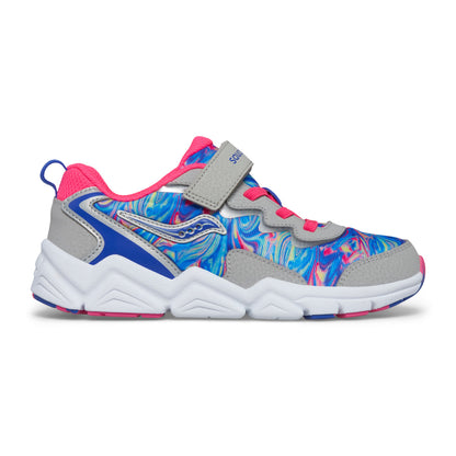 Flash A/C 3.0 Sneaker - Big Kid Grey/Pink/Blue