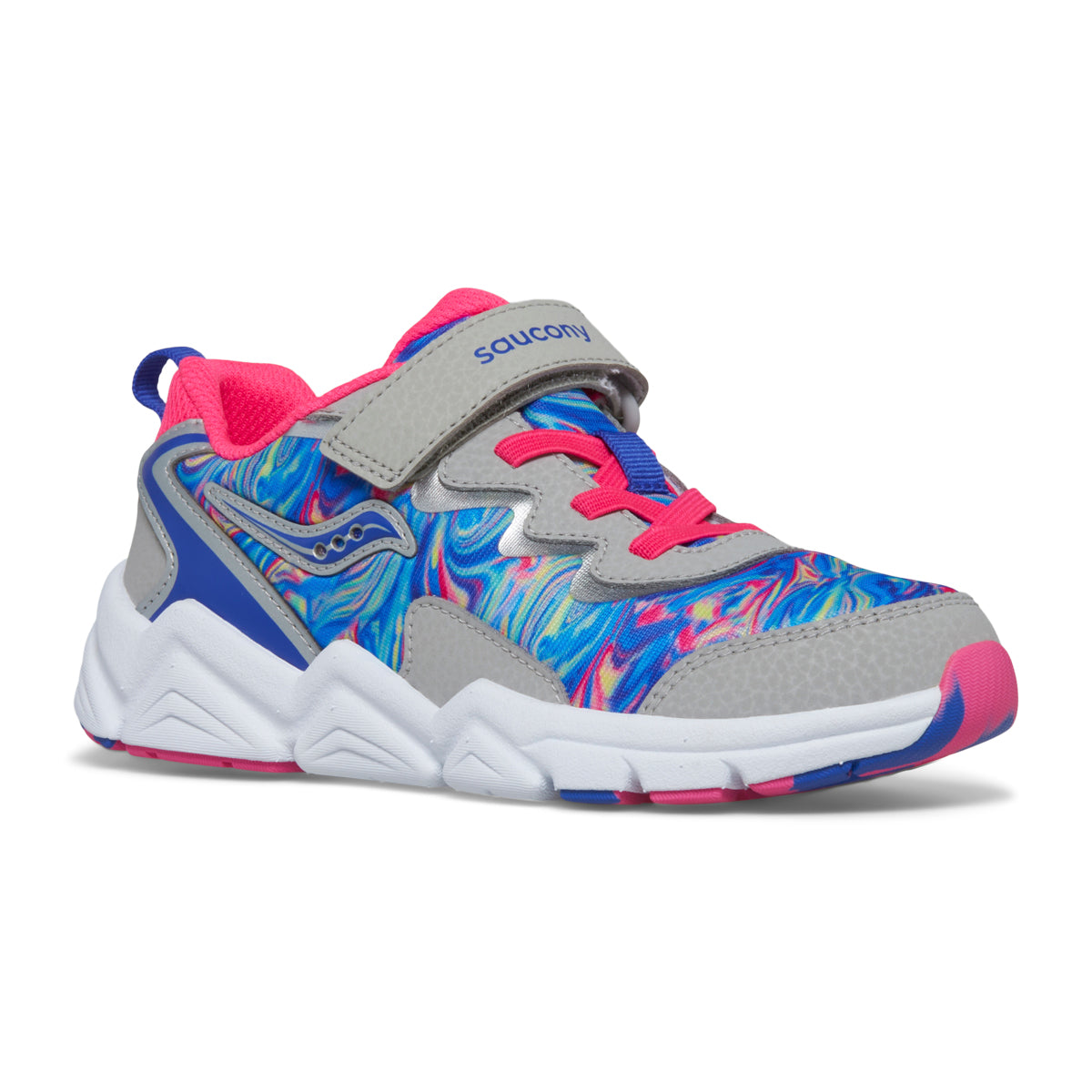 Flash A/C 3.0 Sneaker - Big Kid Grey/Pink/Blue