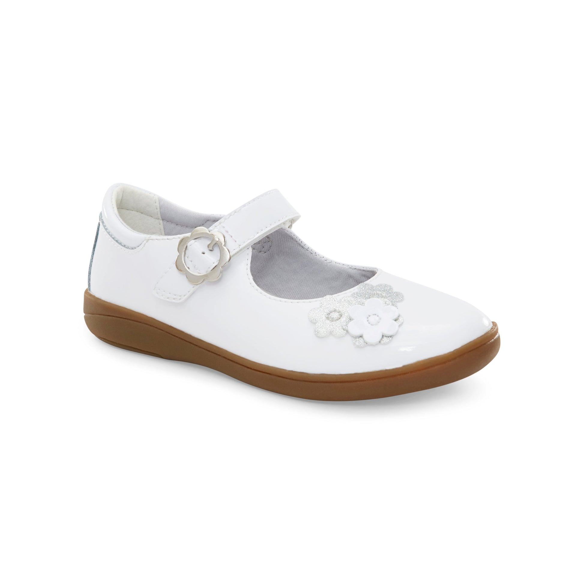 Holly Mary Jane - Big Kid White Patent