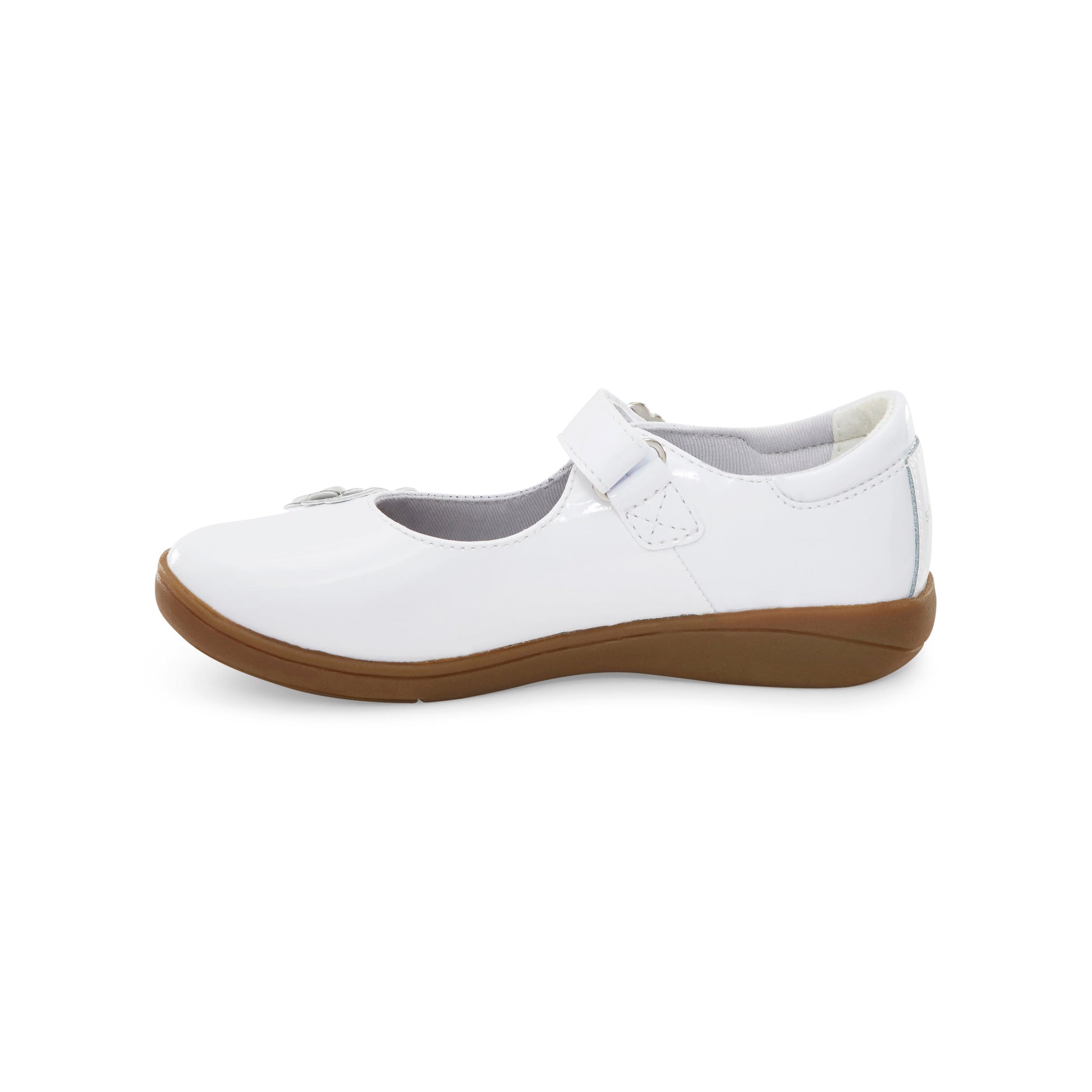 Holly Mary Jane - Big Kid White Patent