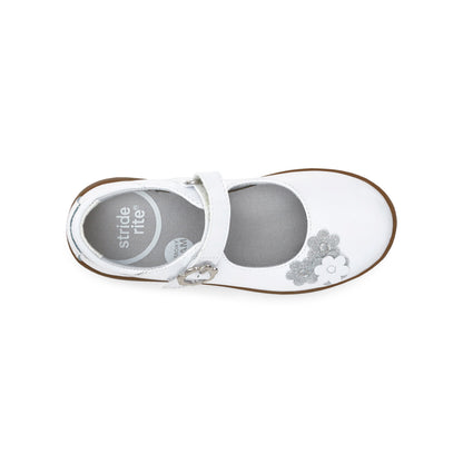 Holly Mary Jane - Big Kid White Patent