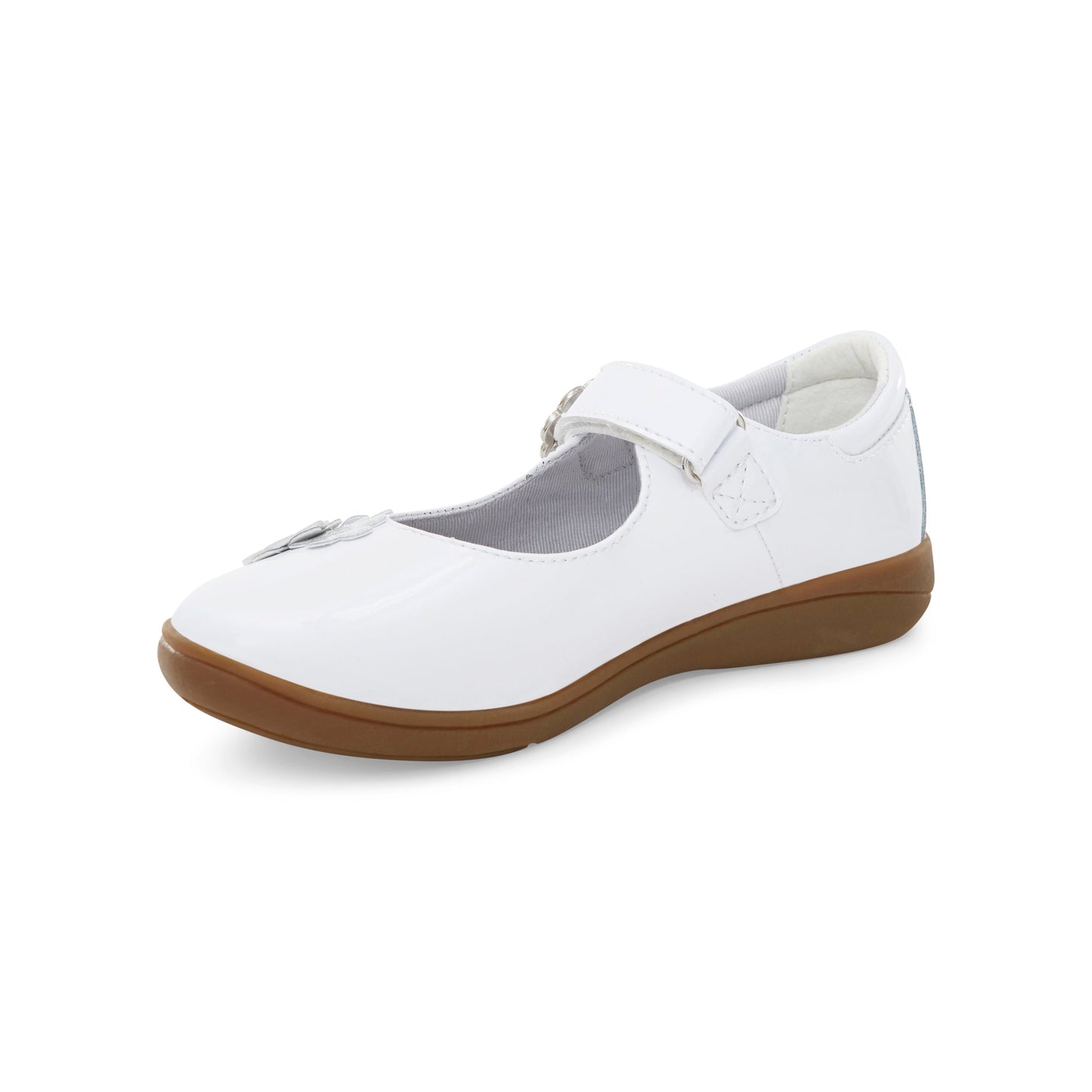 Holly Mary Jane - Big Kid White Patent