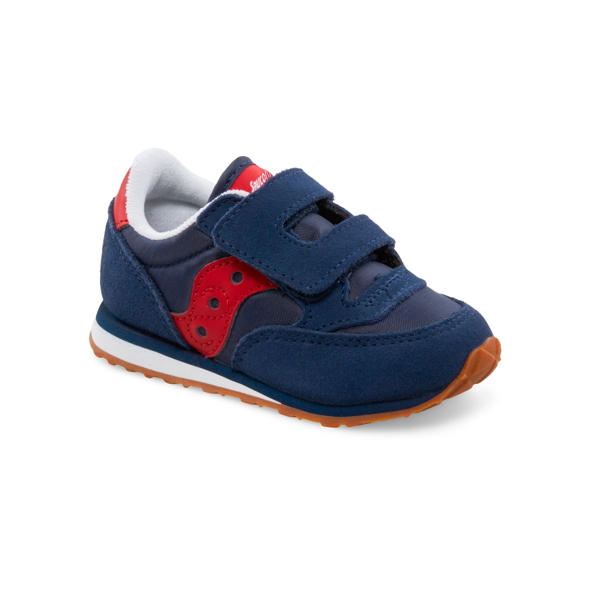 Jazz Hook & Loop Sneaker - Big Kid Navy/Red