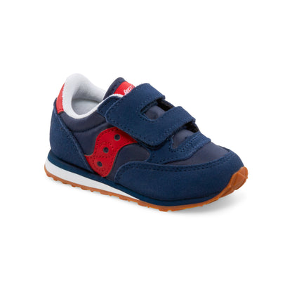 Jazz Hook & Loop Sneaker - Big Kid Navy/Red