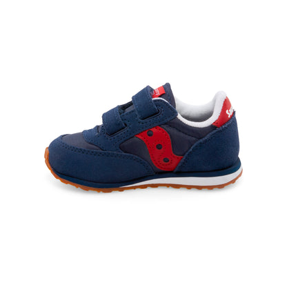 Jazz Hook & Loop Sneaker - Big Kid Navy/Red