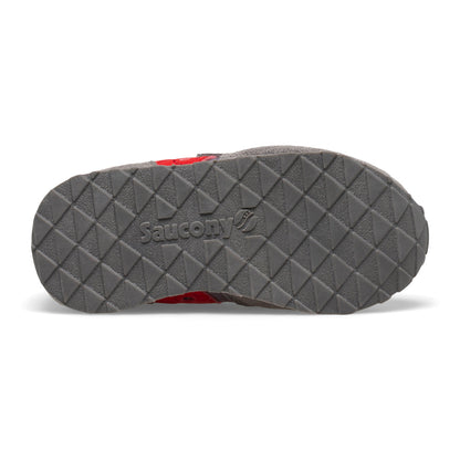 Jazz Hook & Loop Sneaker - Little Kid Grey/Navy/Red