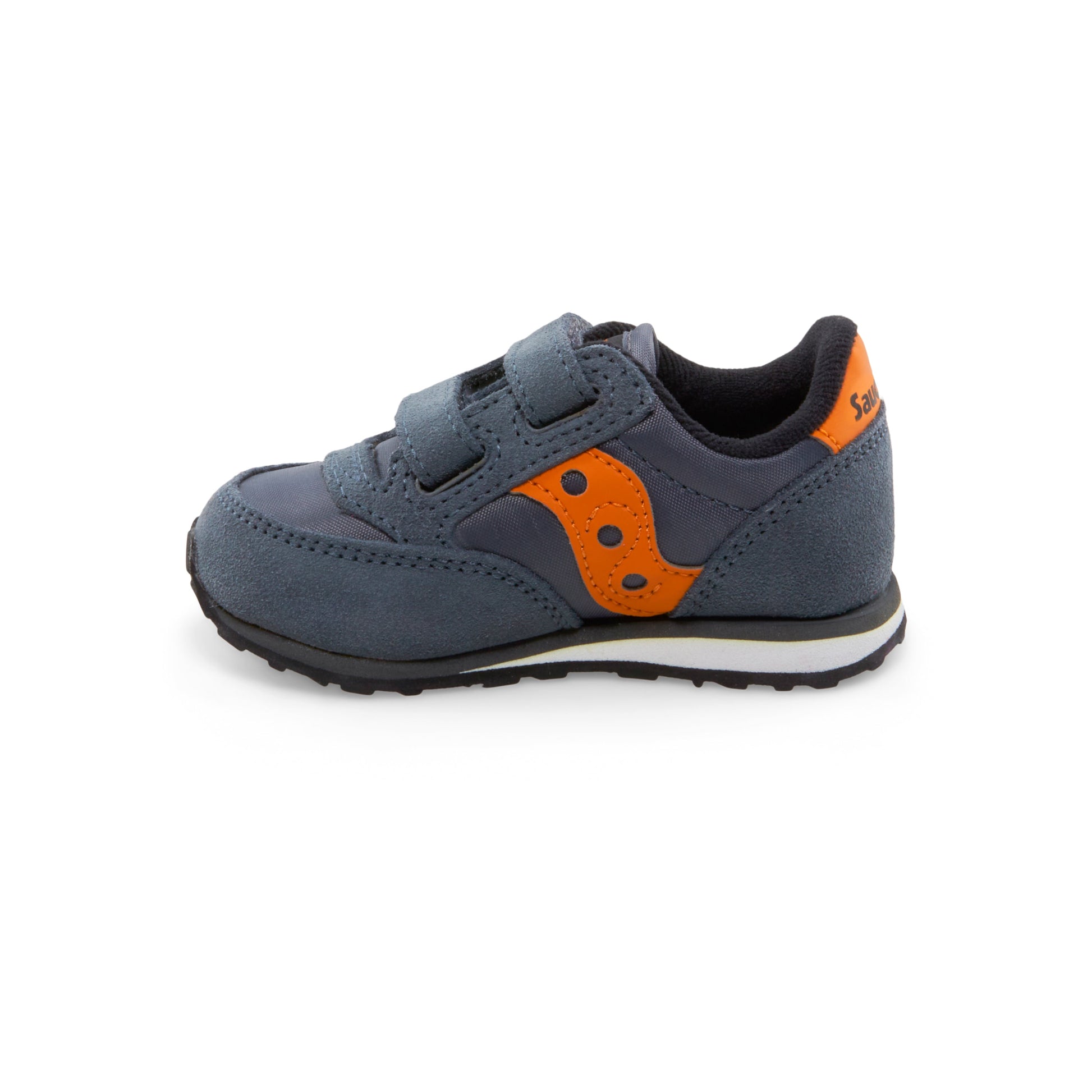 Jazz Hook & Loop Sneaker - Little Kid Grey/Orange