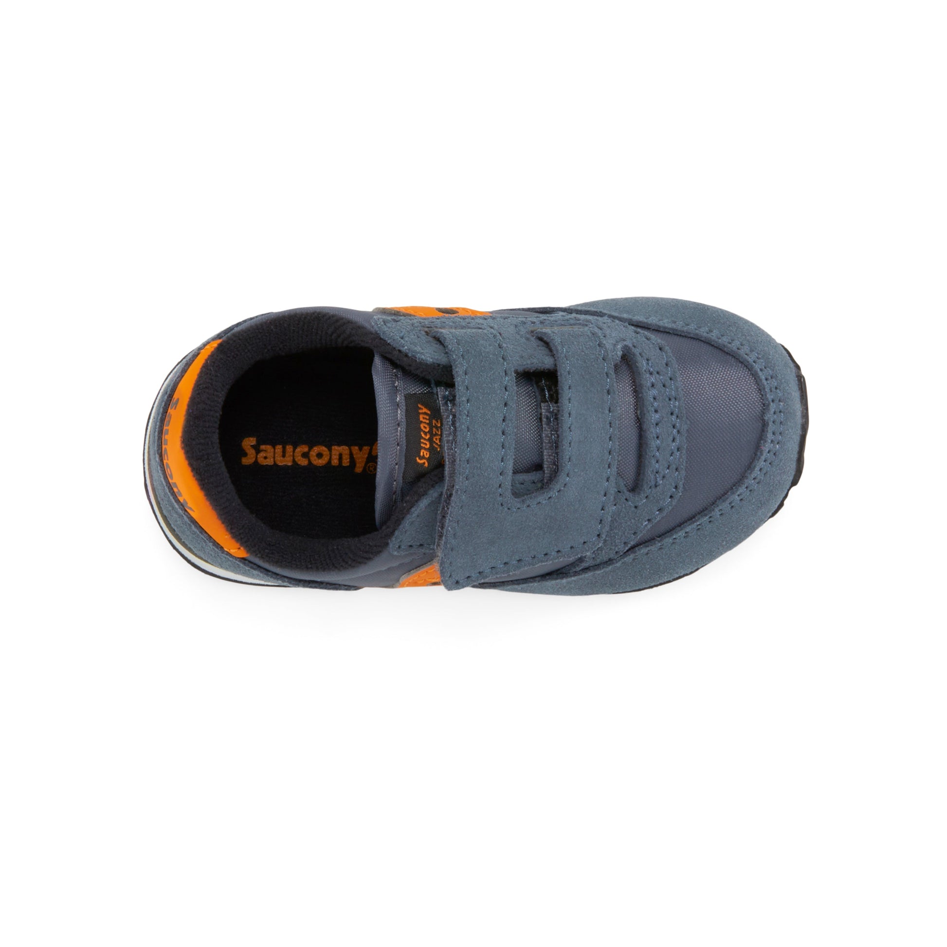 Jazz Hook & Loop Sneaker - Little Kid Grey/Orange