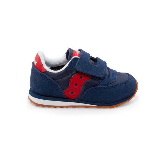 Jazz Hook & Loop Sneaker - Little Kid Navy/Red