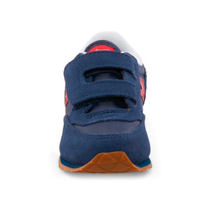 Jazz Hook & Loop Sneaker - Little Kid Navy/Red