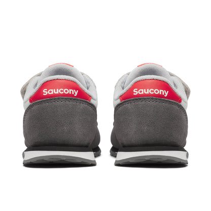 Jazz Hook & Loop Sneaker - Little Kid White/Grey/Red