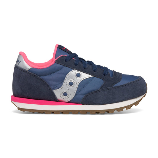 Jazz Original Sneaker - Big Kid Navy/Silver/Pink