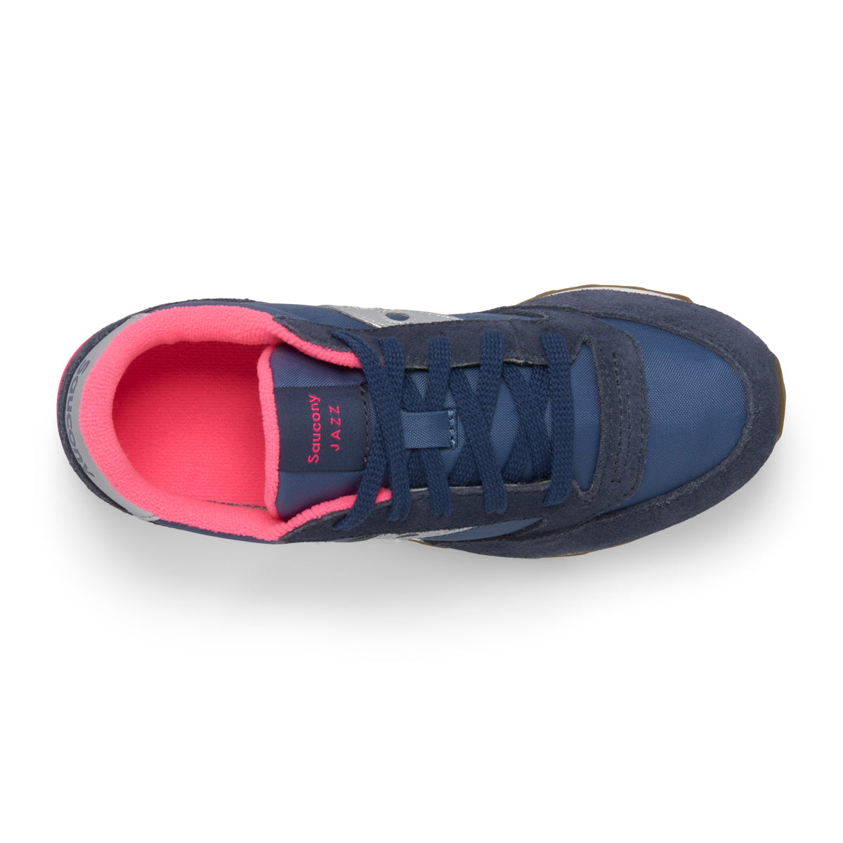 Jazz Original Sneaker - Big Kid Navy/Silver/Pink
