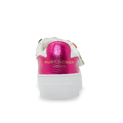 Mini Flower Petal Sneaker - Big Kid White/Multi