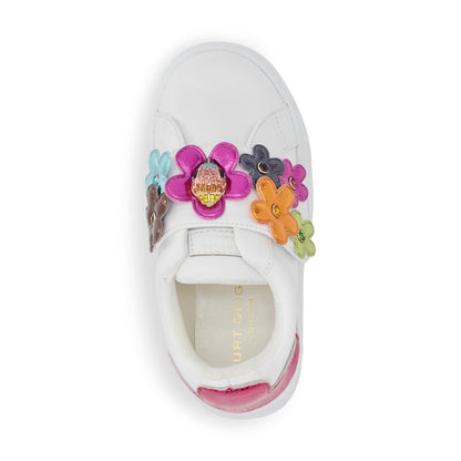 Mini Flower Petal Sneaker - Big Kid White/Multi