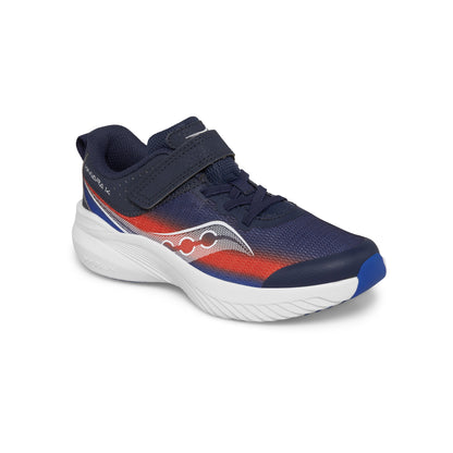 Kinvara 14 A/C Sneaker - Big Kid Navy/Red