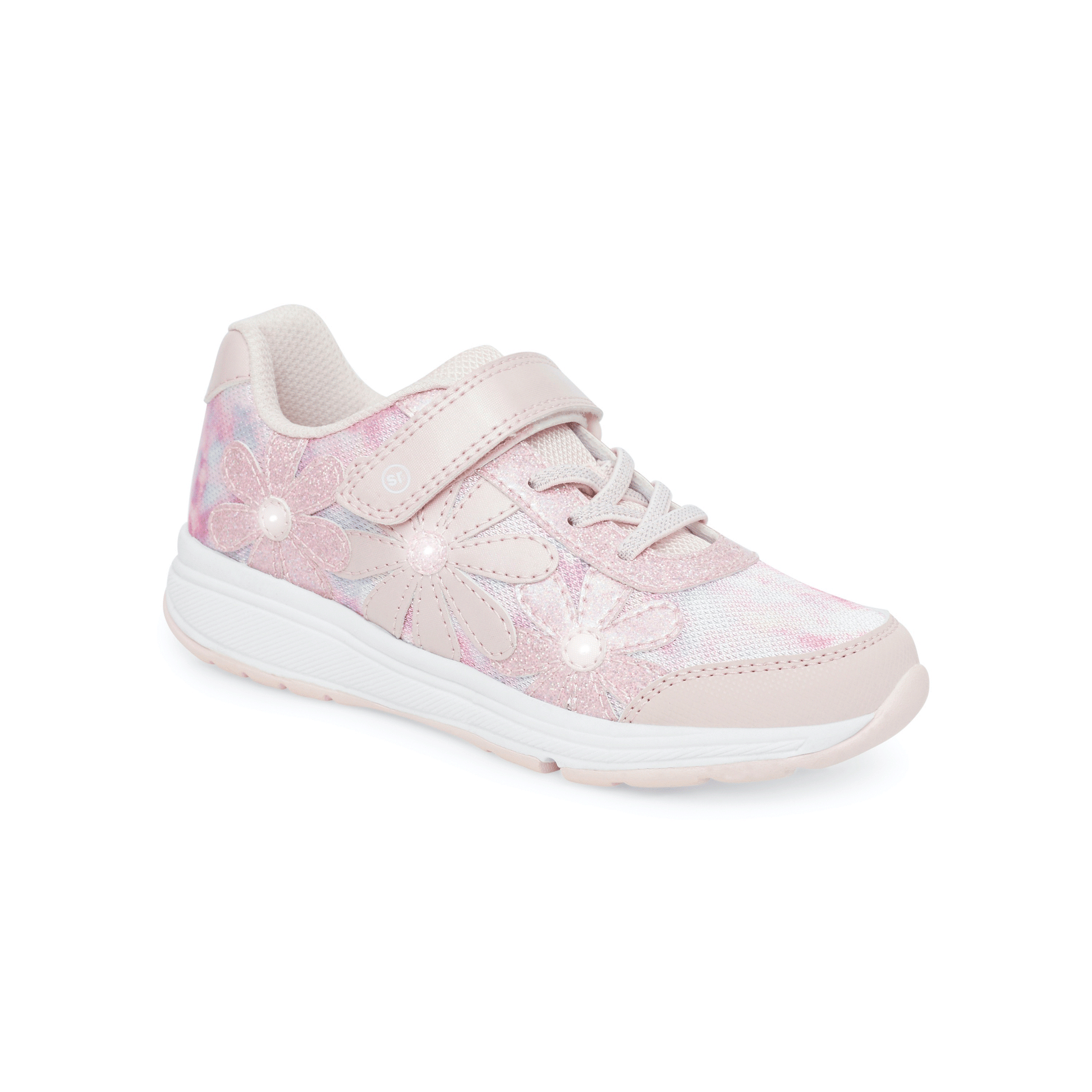 Light-Up Glimmer Sneaker - Big Kid Blush