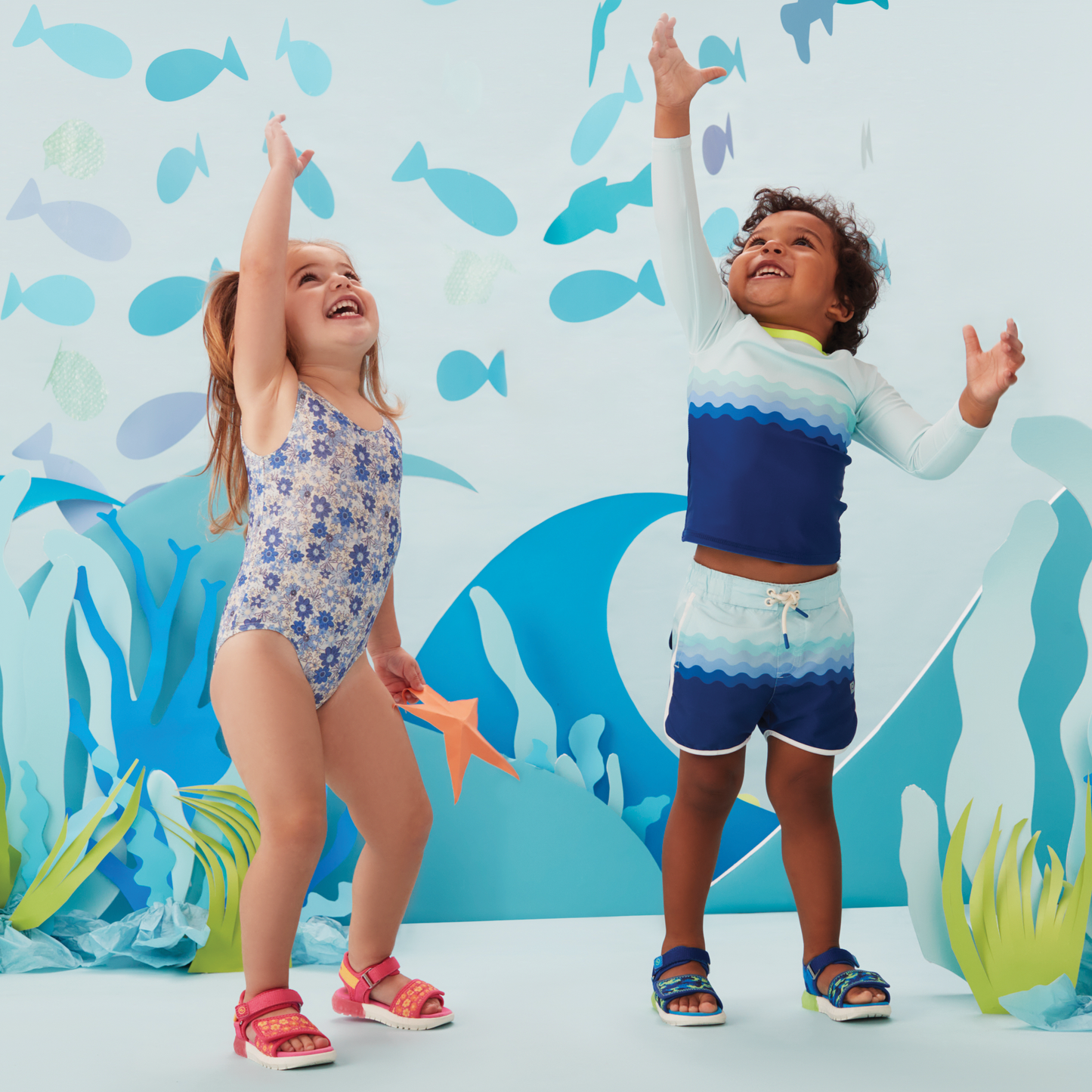 Light-Up Kitt Sandal - Little Kid Blue